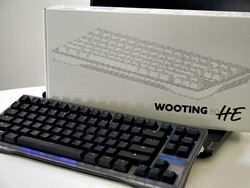 Wooting 80HE met PCR Ghost behuizing en dubbelschots PBT keycaps. (Afbeeldingsbron: Julian van der Merwe / Notebookcheck)