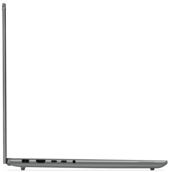 Lenovo Yoga Pro 9i Aura: Poorten, links. (Afbeelding Bron: Lenovo)