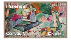 De Hisense S7N CanvasTV geeft alleen kunstwerken weer wanneer het iemand in de kamer voelt. (Afbeelding bron: Hisense)