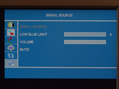 Volume displaymenu en verdere functies