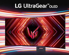 De UltraGear OLED 45GX950A zal waarschijnlijk een van de vele gaming-monitoren zijn die LG introduceert tijdens CES 2025 in januari; 45GS95QE afgebeeld. (Afbeeldingsbron: LG)