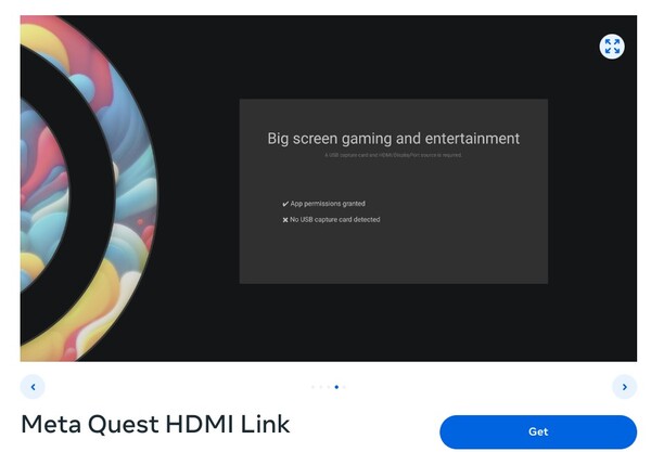 De Meta Quest HDMI Link app staat voorlopig op App Lab. (Afbeeldingsbron: Meta)