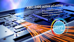 xMEMS XM-2400 is een solid-sate µCooling chip (Afbeelding bron: xMEMS)