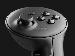 De controller van Valve Deckard (afbeelding) zal waarschijnlijk een grote D-pad, ABXY-knoppen, oversized triggers en aan de zijkant gemonteerde triggers hebben. (Afbeeldingsbron: @Down_90 op X/Twitter)