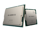 Zhaoxin-processors zetten DeepSeek-R1 AI-modellen met succes lokaal in. Afgebeeld: Een KH-4000/32 en een KX-7000/8 processor aangeboden door Zhaoxin. (Afbeeldingsbron: Zhaoxin)