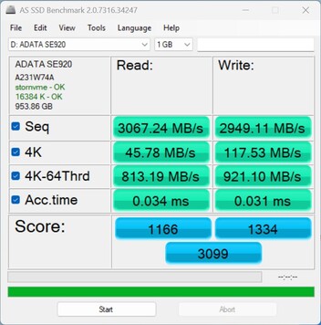 USB4 prestatiecontrole met de ADATA SE920