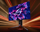 De ROG Swift OLED PG27AQDP heeft geen glanzende schermafwerking. (Afbeeldingsbron: ASUS)