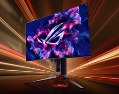 De ROG Swift OLED PG27AQDP heeft geen glanzende schermafwerking. (Afbeeldingsbron: ASUS)