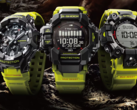 Van links naar rechts: Casio G-Shock GR-B300RY-1A9, GPR-H1000RY-1A9 en de GW-9500MRY-1A9. (Afbeeldingsbron: Casio)