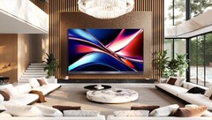 De eerste MicroLED Smart TV van Hisense heeft een schermdiagonaal van 136 inch. (Afbeeldingsbron: Hisense)