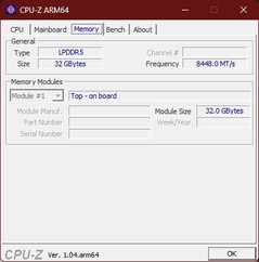 CPU-Z Geheugen