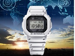 De G-Shock GW-5000HS-7 wordt geleverd in een opvallende witte kleur. (Afbeelding bron: Casio)