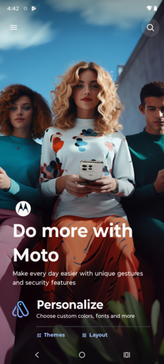 Motorola Moto G75-software