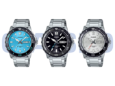 Van links naar rechts: Casio MTD-125D-2A3V, MTD-125D-1A3V en MTD-125D-7AV. (Afbeeldingsbron: Casio)