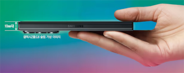 De Galaxy Z Fold6 Ultra kan nog bijna 1 mm in dikte achterblijven bij de recente foldables van Honor. (Afbeeldingsbron: Chosun)