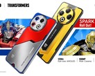 De Tecno Spark 30 Pro krijgt een Optimus Prime-versie, terwijl de Spark 30 Pro een Bumblebee-versie krijgt. (Afbeeldingsbron Tecno via PR Newswire)