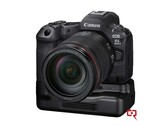 De uitgelekte render van de Canon EOS R5 Mark II toont de actieve koelgreep (Bron: Canon Rumors)