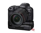 De uitgelekte render van de Canon EOS R5 Mark II toont de actieve koelgreep (Bron: Canon Rumors)