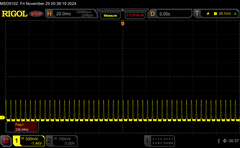 2/10 helderheid: 240 Hz PWM