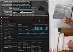 Youtube-statistieken en CPU-gebruik op 4K-video