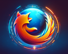 Firefox browser futuristisch logo (Bron: DALL-E 3 gegenereerde afbeelding)