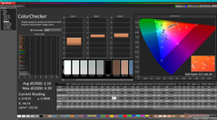 ColorChecker vóór kalibratie