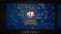 GNOME 47 Beta welkomstscherm (Afbeelding bron: GNOME Discourse)