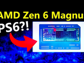 Een videoschermafbeelding van wat een Zen 6 APU zou kunnen zijn (afbeeldingsbron: Moore's Law Is Dead YouTube-kanaal)