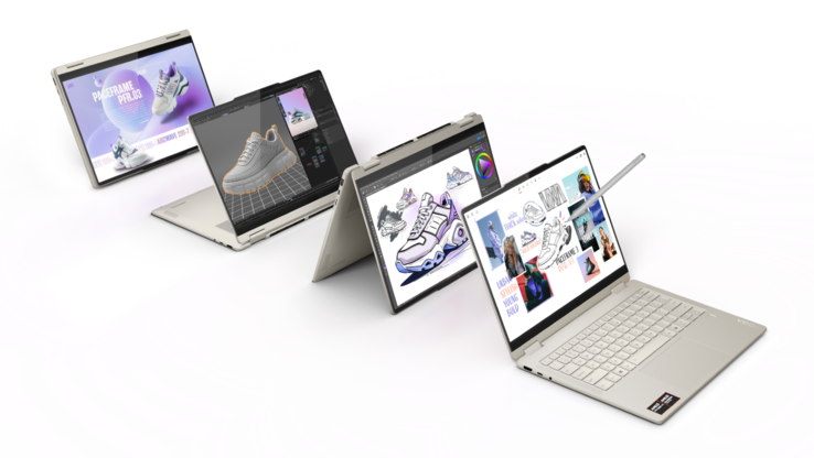 De Lenovo Yoga 2-in-1 (14" 10) converteerbare laptop ondersteunt 10-punts multitouchfunctionaliteit (Afbeelding bron: Lenovo)