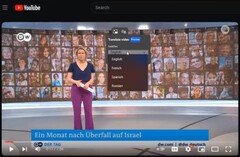 Microsoft Edge video vertaling in actie (Bron: Leopeva64 op Twitter/X)