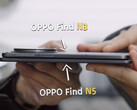 De OnePlus Open 2 zal naar verwachting hetzelfde ultradunne ontwerp hebben als de Oppo Find N5. (Afbeeldingsbron: Oppo)