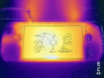 Stresstest oppervlaktetemperaturen (voorkant)