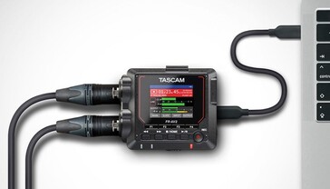 De FR-AV2 recorder kan worden gebruikt als 32-bit USB audio-interface. (Afbeeldingsbron: TASCAM)