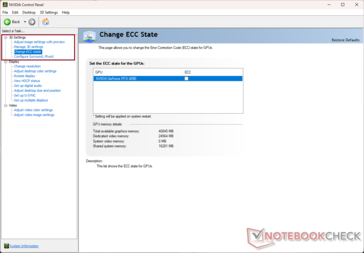 Omschakelen van ECC-status in de RTX 4090