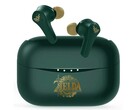 Nintendo's hoofdtelefoon met Zelda-thema heeft het Triforce artefact op de oordopjes geëtst. (Afbeeldingsbron: My Nintendo Store UK)