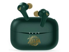 Nintendo&#039;s hoofdtelefoon met Zelda-thema heeft het Triforce artefact op de oordopjes geëtst. (Afbeeldingsbron: My Nintendo Store UK)