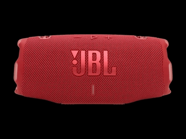 De JBL Charge 6 heeft een stabiele basis en een opvallend merk op de voorkant. (Afbeeldingsbron: JBL)