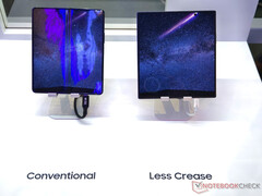 Samsung Electronics gebruikt Samsung Display panelen voor al haar Galaxy Z Fold smartphones. (Afbeeldingsbron: Notebookcheck)